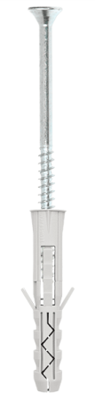 KRX / BKR / W-KRX - Hmoždinka univerzálna so skrutkou s zápustnou hlavou PZ2/PZ3
