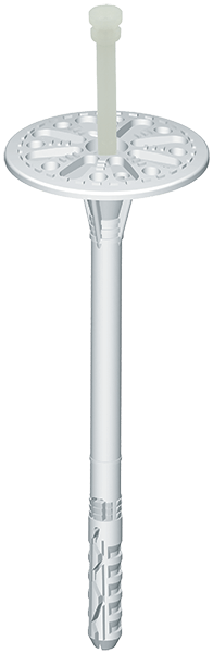 LTX-10 - Hmoždinka fasádna natĺkacia s plastovým tŕňom a skrátenou expanznou zónou