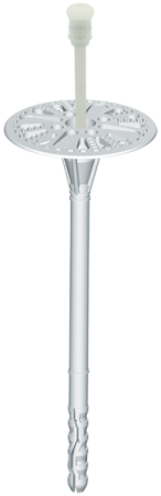 LTX-8 - Hmoždinka fasádna natĺkacia s plastovým tŕňom a skrátenou expanznou zónou