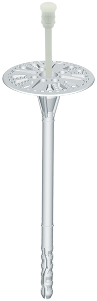 LTX-8 - Hmoždinka fasádna natĺkacia s plastovým tŕňom a skrátenou expanznou zónou